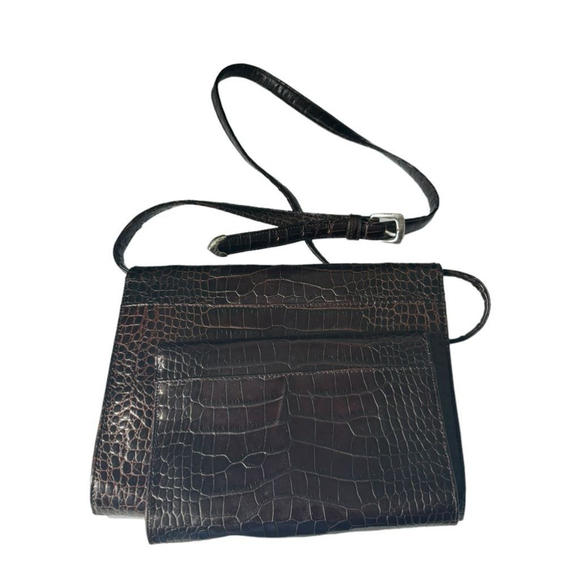 Ralph Lauren Polo Vintage Embossed Crossbody bag with interchangeable strap - Picture 3 of 9